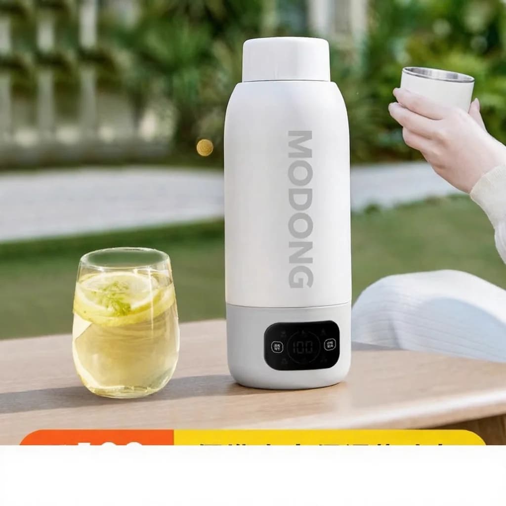 Prijenosna električna putna kuhalo šalica 600ml, 316 nehrđajući čelik