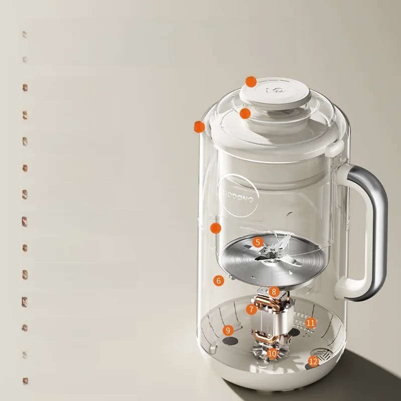 Grijaći blender 1.2L, dodirno upravljanje, nehrđajući čelik