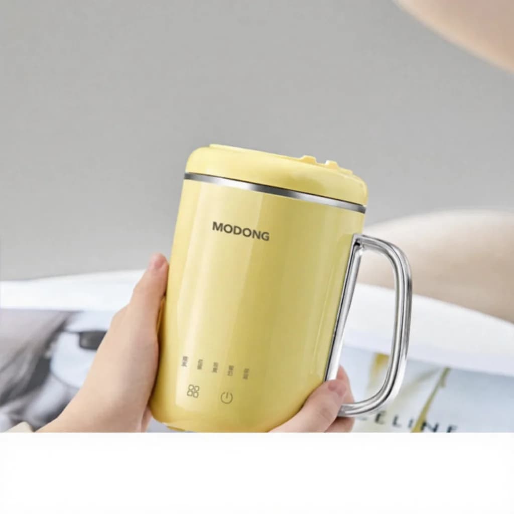Prijenosna električna šalica za varivo 450ml 220V s filtrom i žlicom