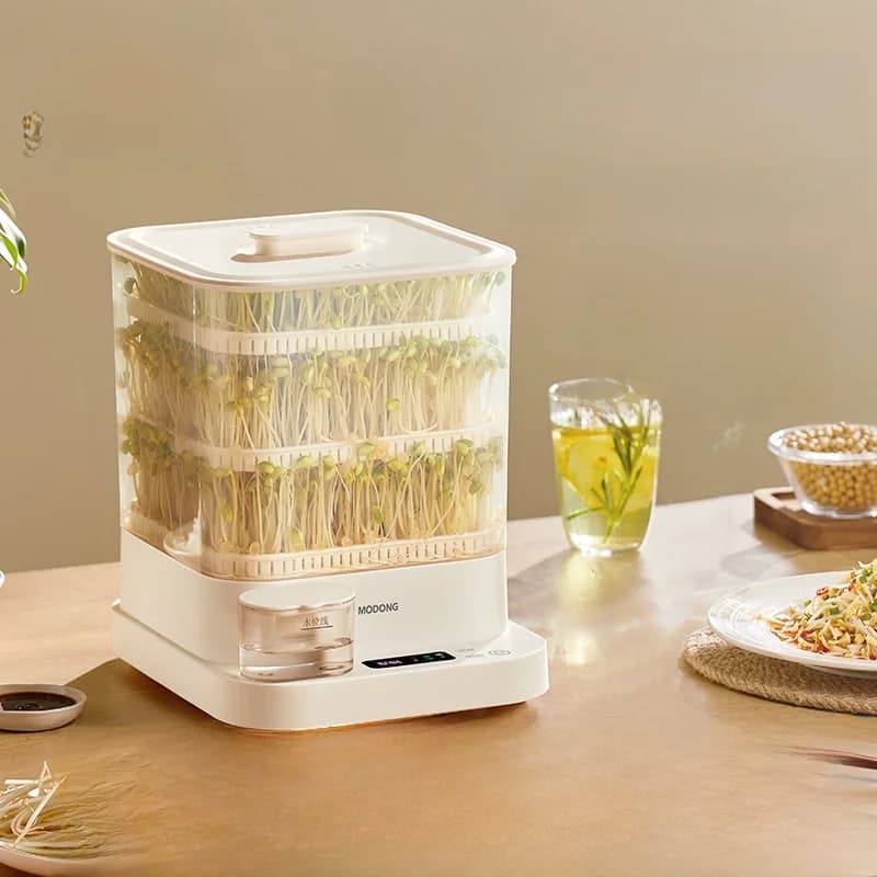 Električni uzgajivač klica za kućanstvo, 1,5 L, 20 W, 3 sloja