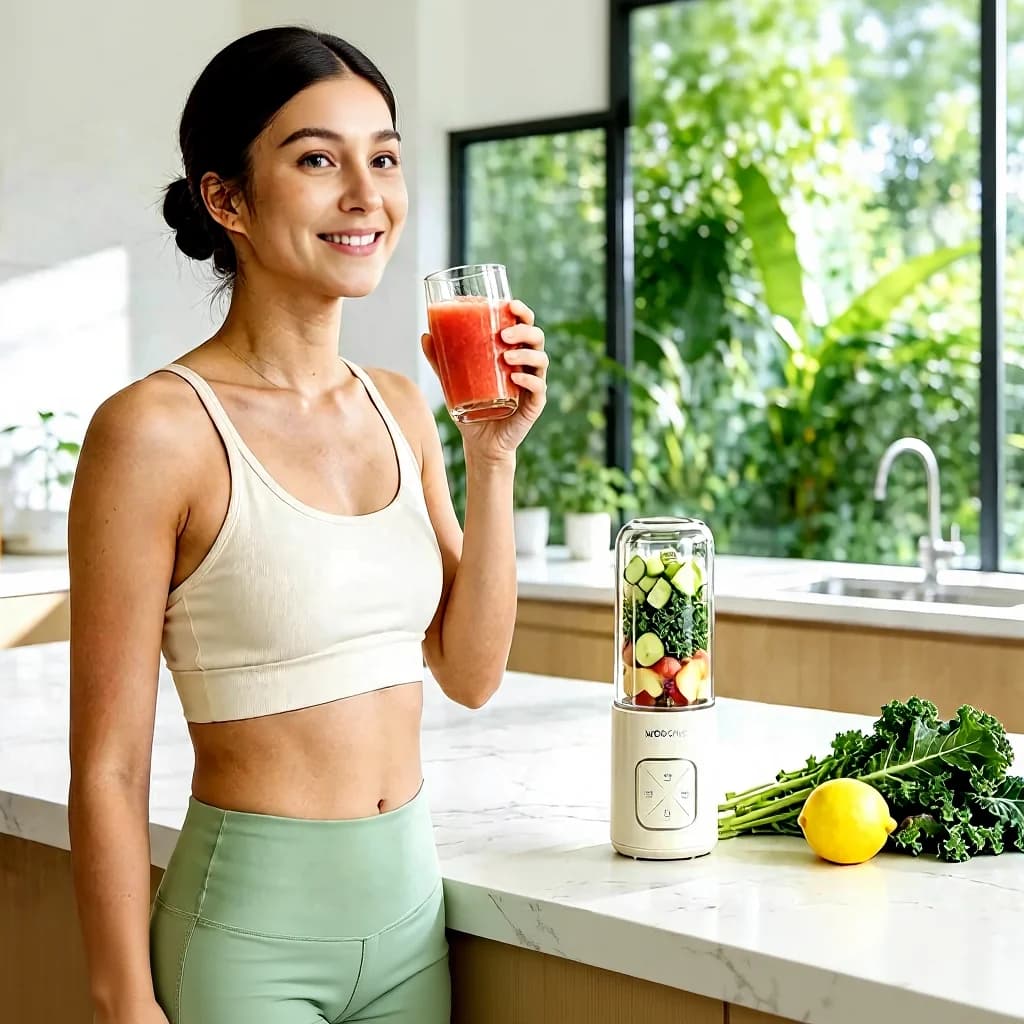 Prijenosna bežična blender šalica za sokove i smoothieje