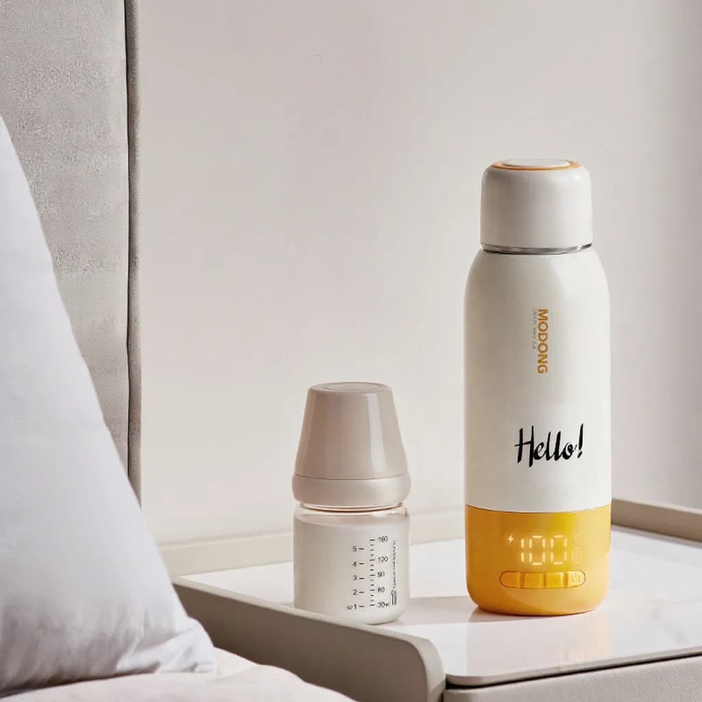 Prijenosna šalica za zagrijavanje dječje formule 550 ml Ultra, s kabelom za kuhanje + bez kabela za zagrijavanje