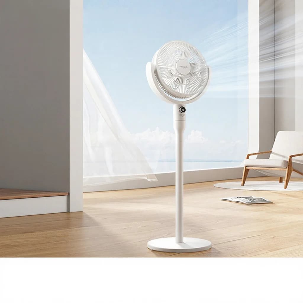 Stolni ventilator za cirkulaciju zraka s glasovnim upravljanjem i oscilacijom