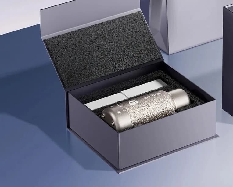 Prijenosna titanijumska električna šalica za grijanje, 1L, dvostruko napajanje, održavanje topline