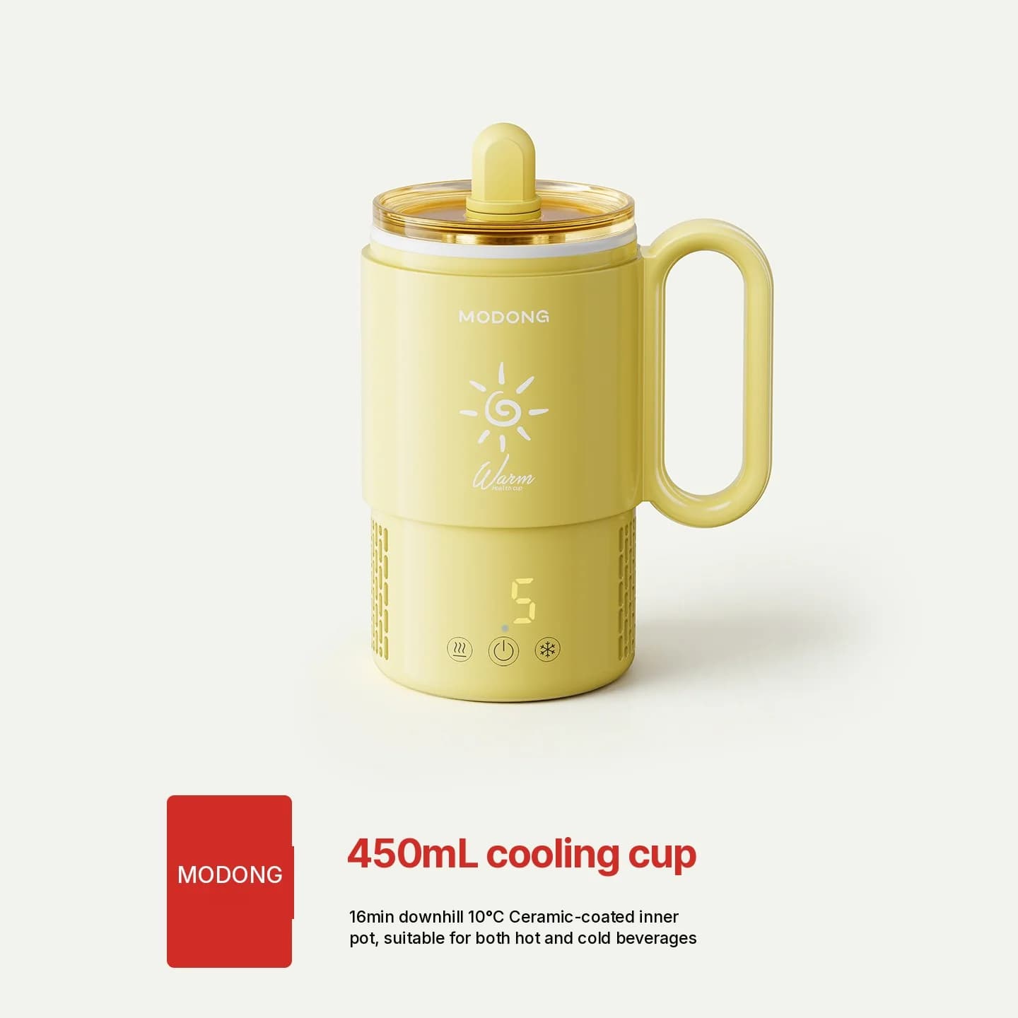 Mini šalica za hlađenje i grijanje 450 mL 36 W dodirno upravljanje