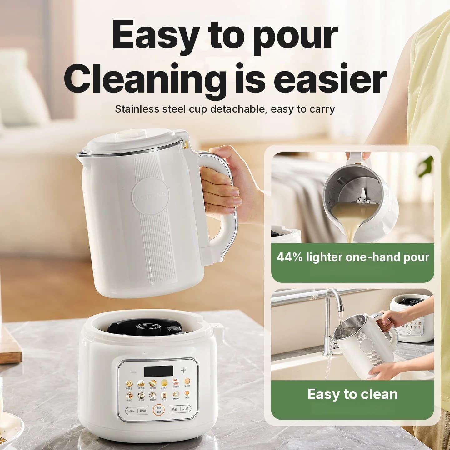 Grijaći blender za sojino mlijeko sa samočišćenjem 800W