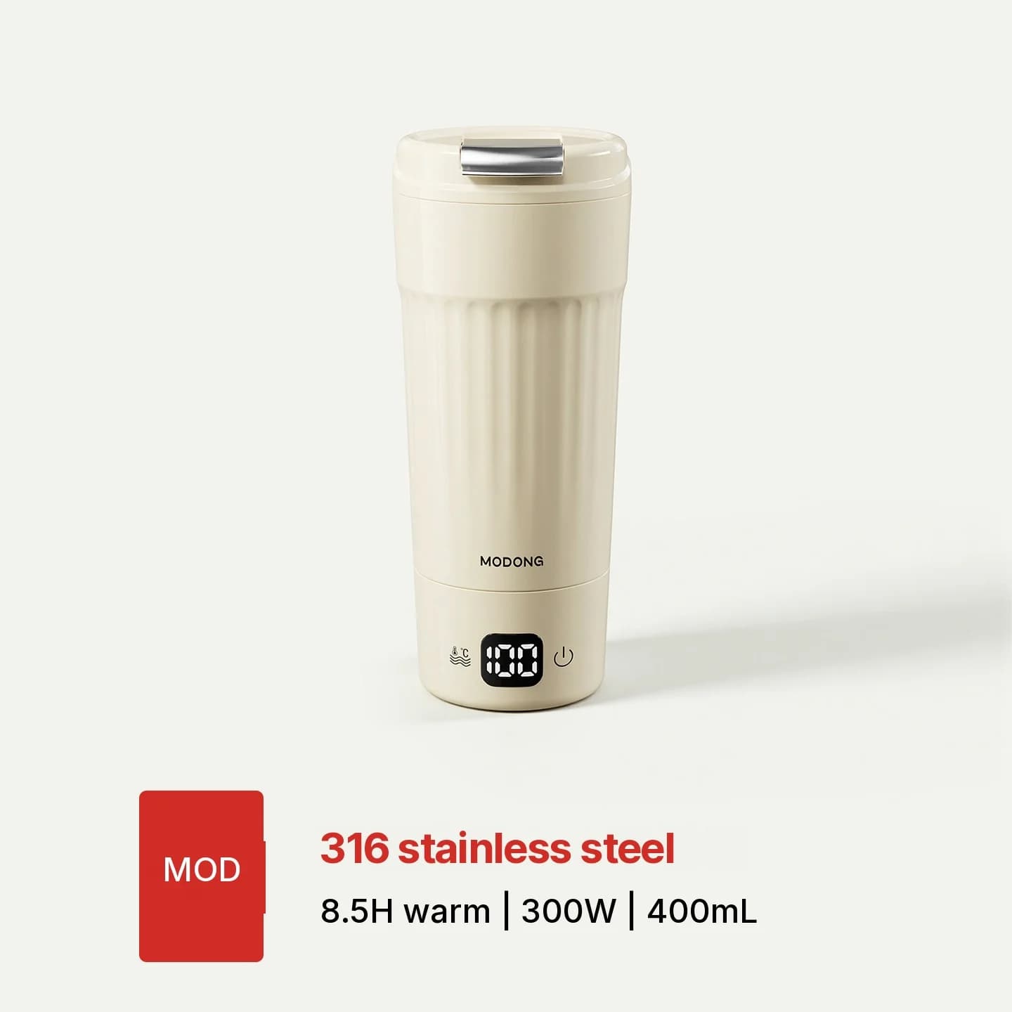 Prijenosna električna grijaća šalica, 400mL, 7 postavki temperature