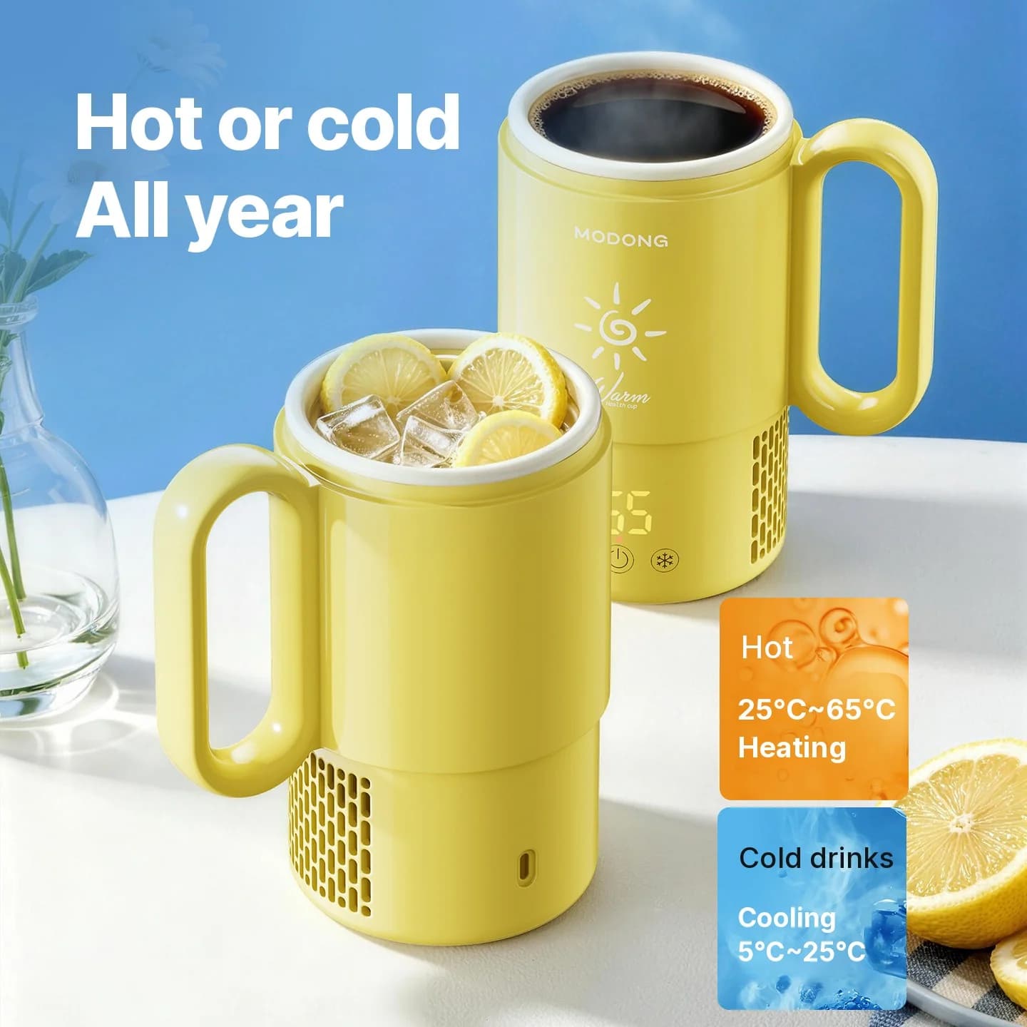 Mini šalica za hlađenje i grijanje 450mL 36W upravljanje dodirom