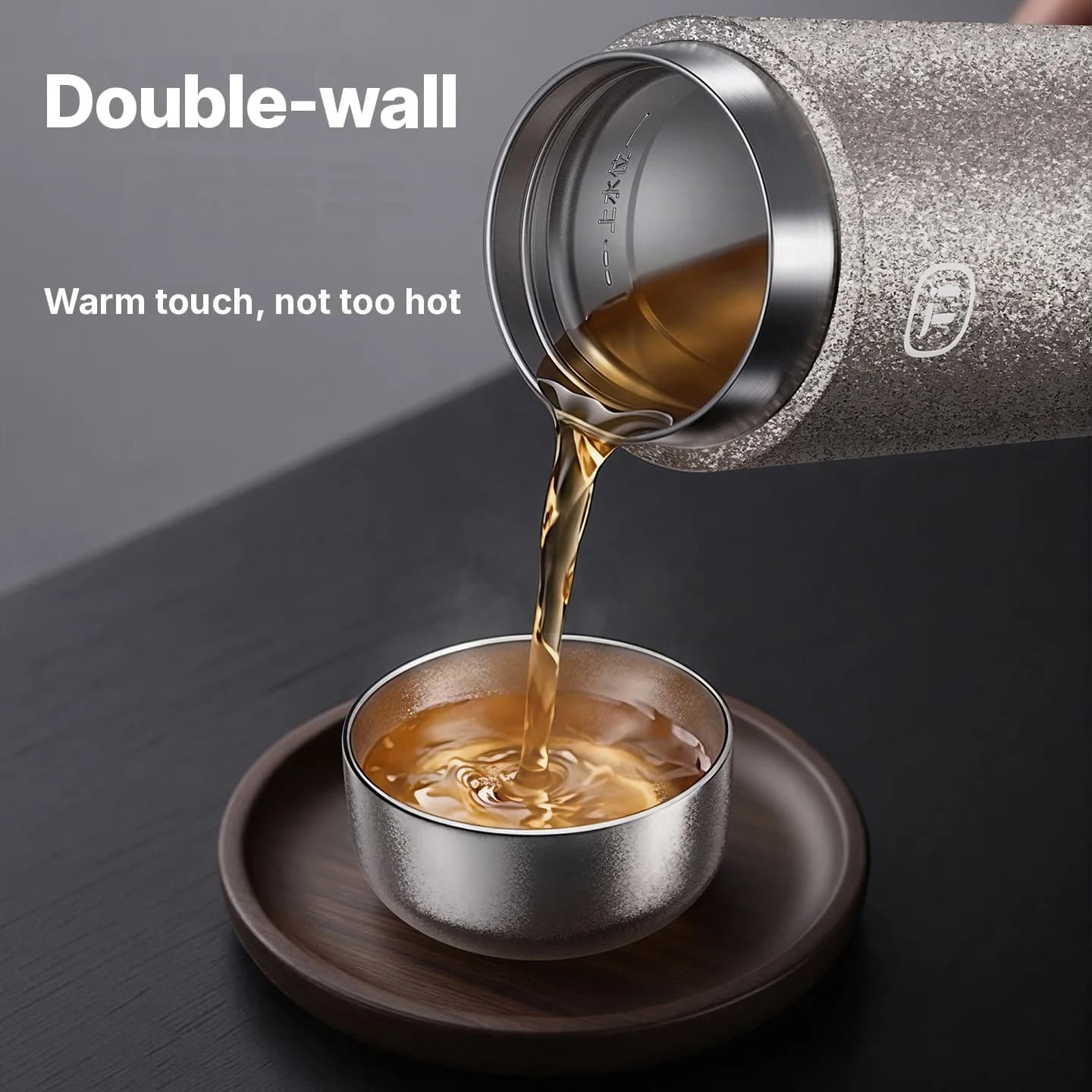 Čajni set od čistog titana Gongfu 55ml ručni, jednostavna završna obrada
