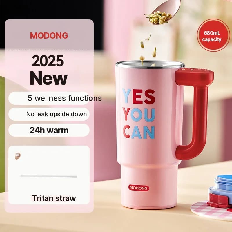 Prijenosna električna šalica za grijanje s unutrašnjošću od nehrđajućeg čelika 680ml
