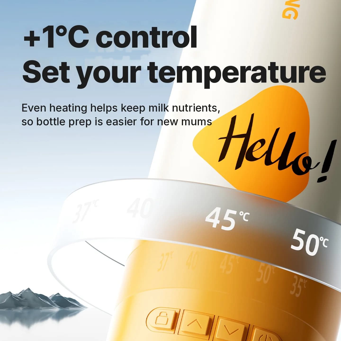 Prijenosna električna šalica za grijanje s kontrolom temperature