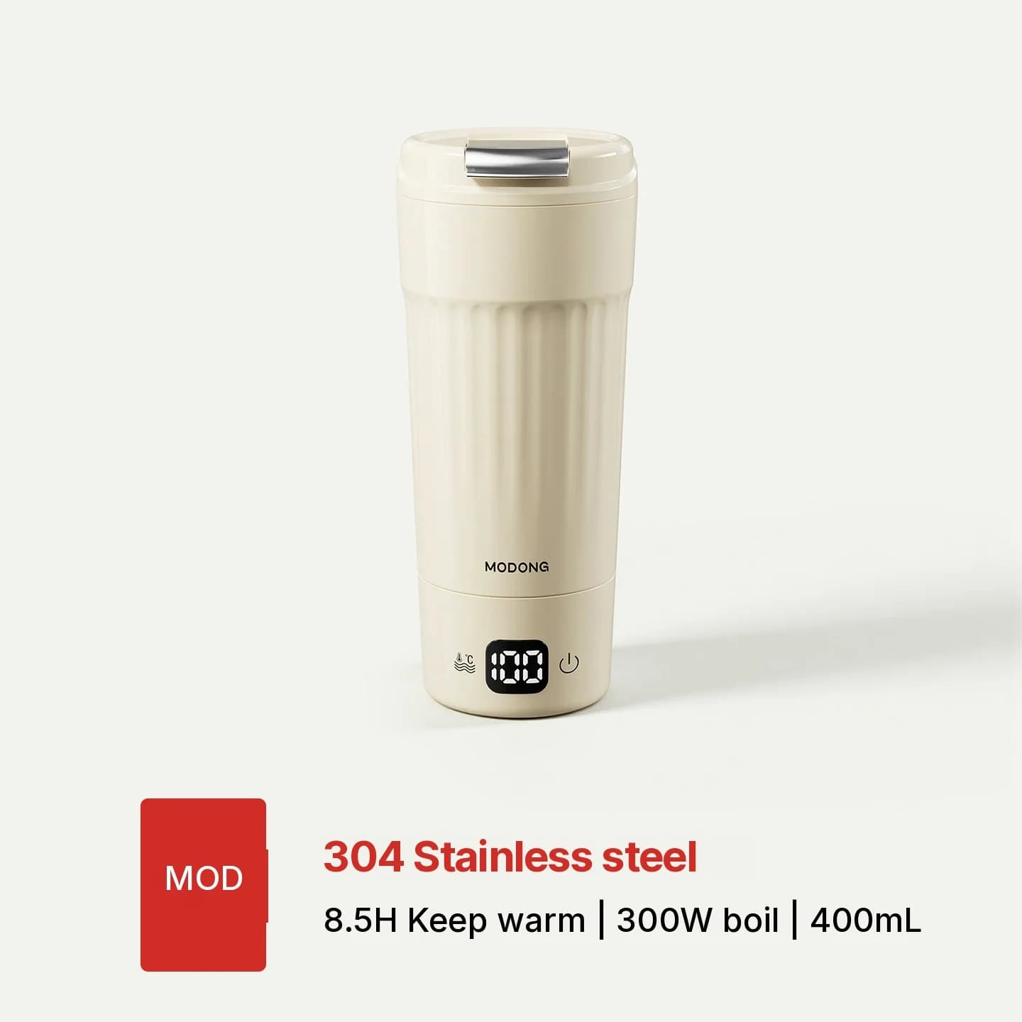 Prijenosna električna grijaća šalica, 400mL, 7 postavki temperature