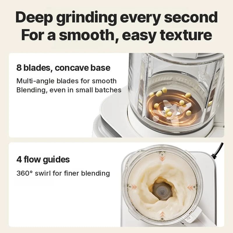Blender s grijanjem za juhu, sok, hranu za bebe, sojino mlijeko