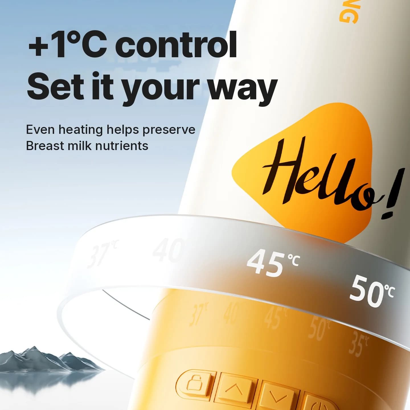 Prijenosna električna šalica za grijanje s kontrolom temperature