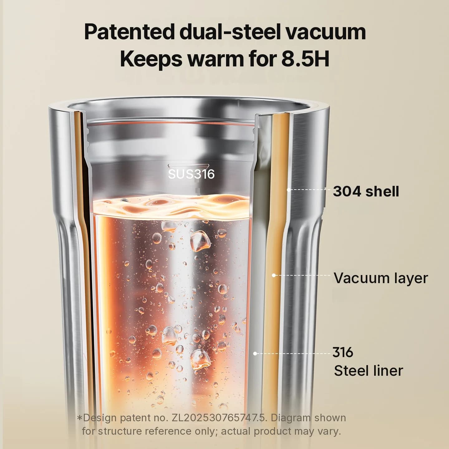 Prijenosna električna grijaća šalica, 400mL, 7 postavki temperature
