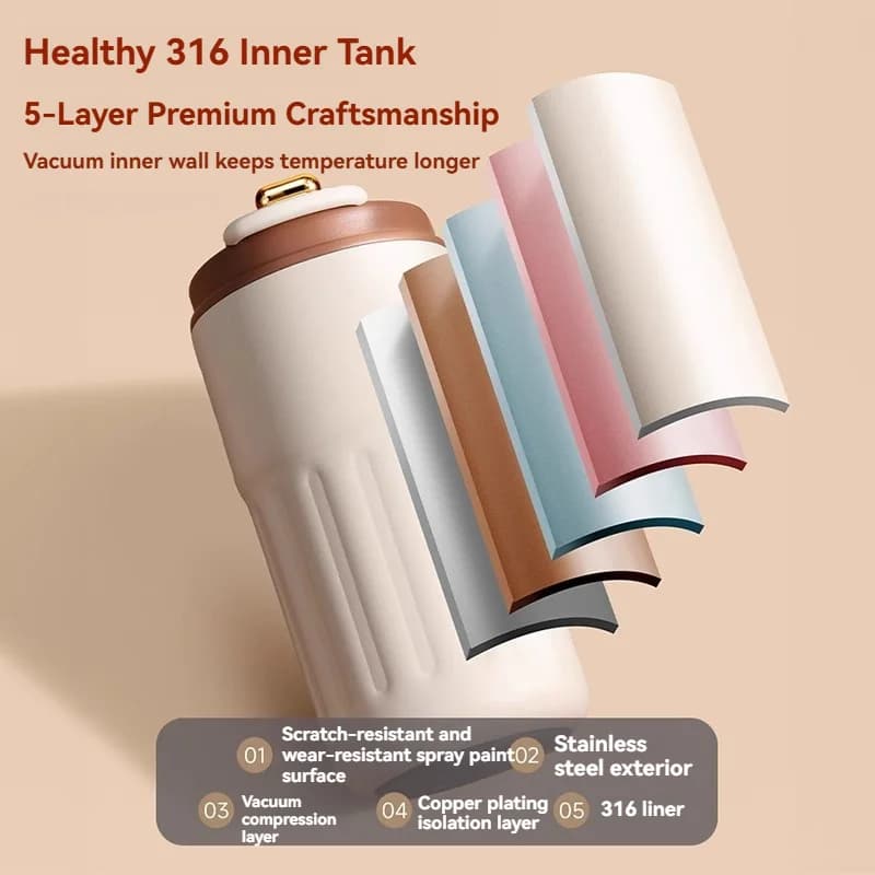 Termo boca s prikazom temperature 450 ml