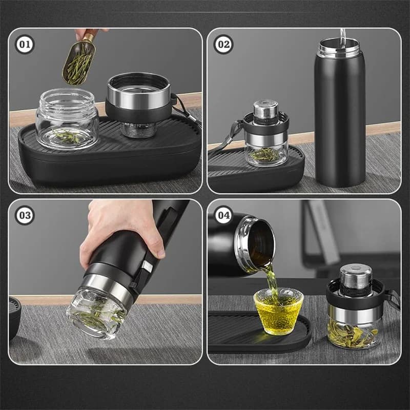 Termos s infuzerom za čaj 750 ml/1100 ml