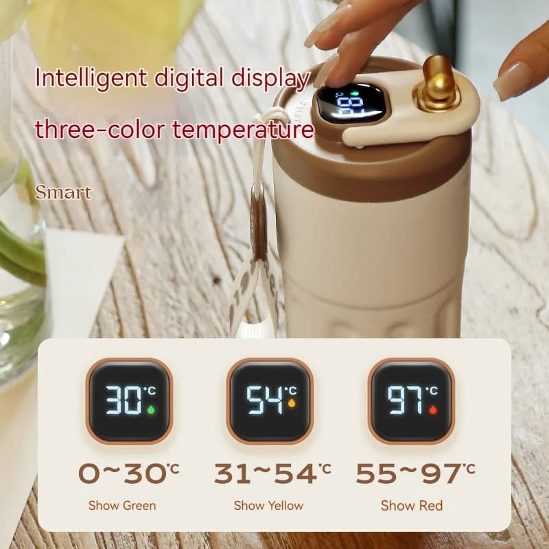 Termo boca s prikazom temperature 450 ml