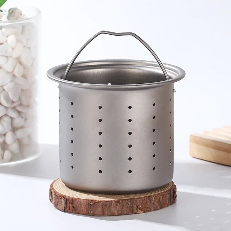 450ml čaša s infuzerom za čaj od čistog titana
